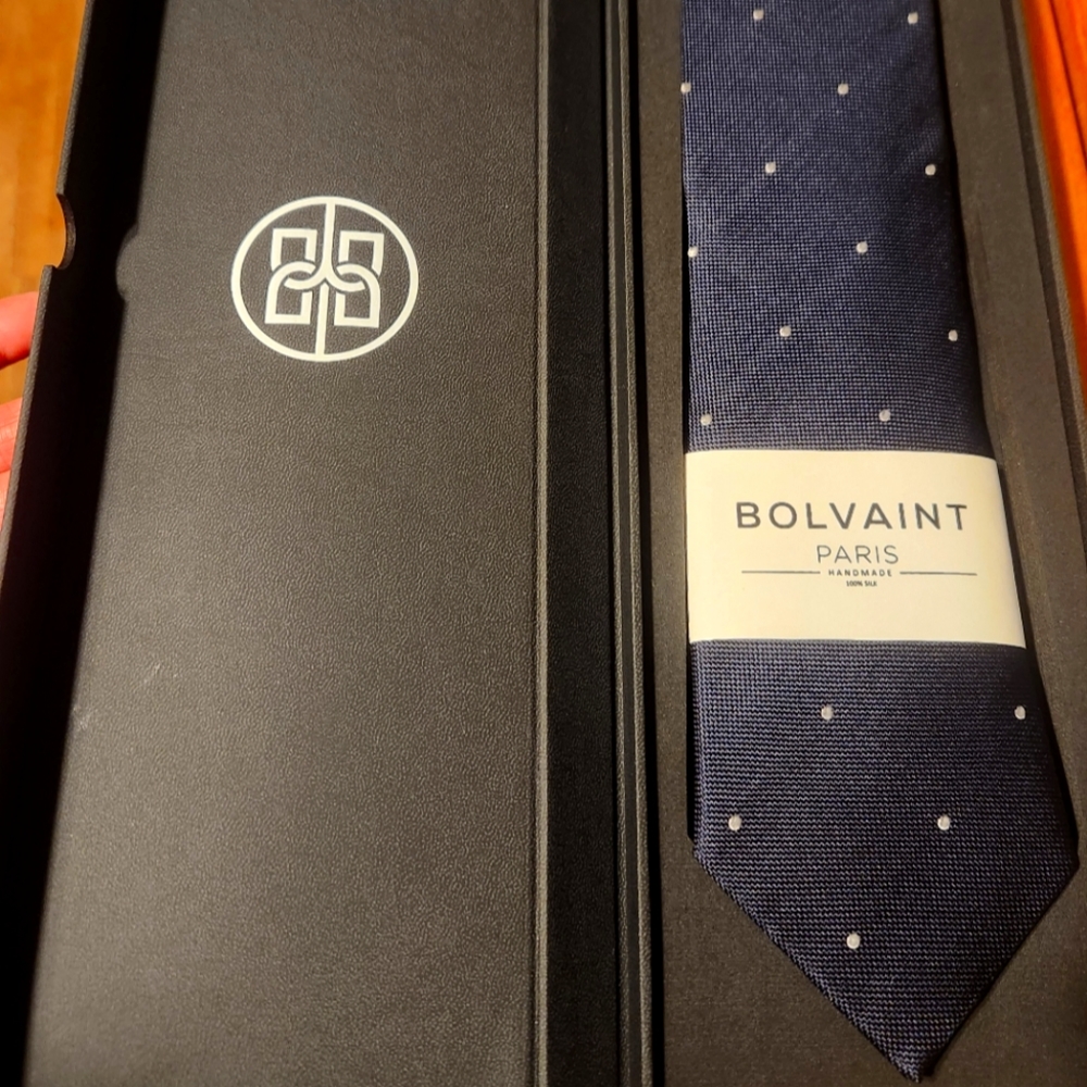 Bolvaint Neck Tie Men's Tabit Eyes In The Dark Design 100% Silk Nice New